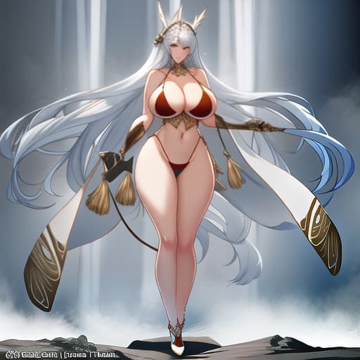  a giant woman in bikini hyperrealistic, full body, detailed clothing, highly detailed, cinematic lighting, stunningly beautiful, intricate, sharp focus, f/1. 8, 85mm, (centered image composition), (professionally color graded), ((bright soft diffused light)), volumetric fog, trending on instagram, trending on tumblr, HDR 4K, 8K