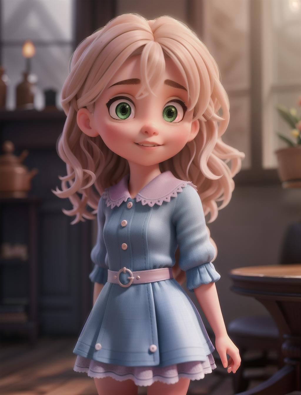  Little girl hyperrealistic, full body, detailed clothing, highly detailed, cinematic lighting, stunningly beautiful, intricate, sharp focus, f/1. 8, 85mm, (centered image composition), (professionally color graded), ((bright soft diffused light)), volumetric fog, trending on instagram, trending on tumblr, HDR 4K, 8K