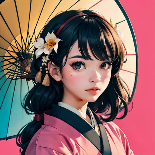  Anime , , wearing kimono, semi-, (:0.8), (masterpiece, best quality, ultra-detailed), high contrast, highres, 4K, 8K