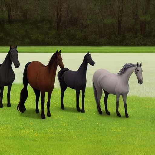  seven horses