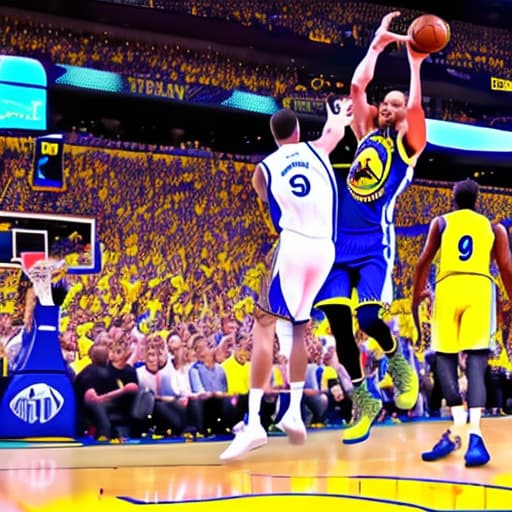 wa-vy style Steph curry dunking on shack if O’Neal