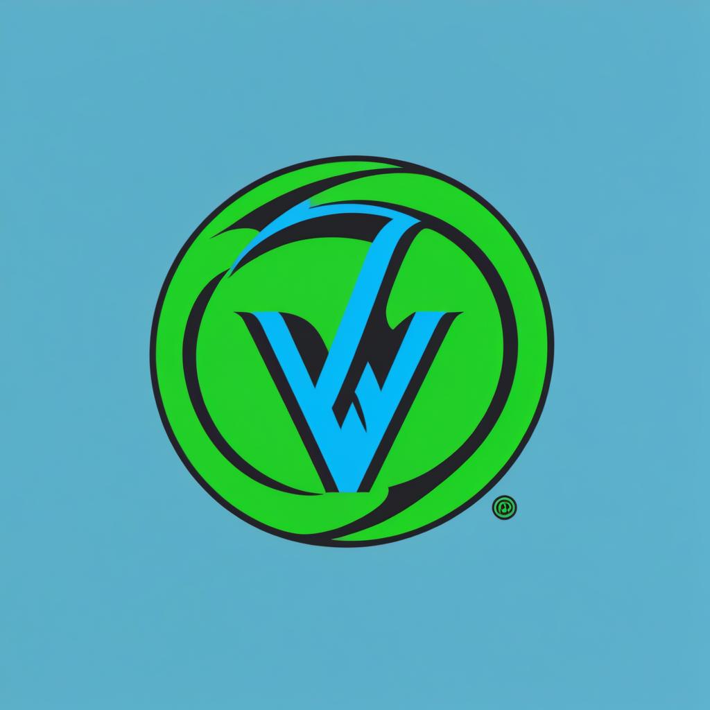  Logo, un logotipo de empresa con un logotipo de vórtice circular, diseño limpio y hermoso, simple, estética hermosa, duotono azul y verde azulado sobre fondo blanco, líneas nítidas y limpias, huracán