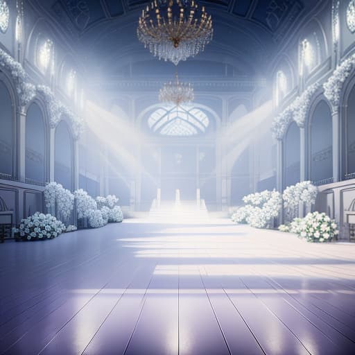  Main hall of the theater. On the stage, a blue female mask lies on the floor among white flowers. A young detective anxiously looks at the stage. hyperrealistic, full body, detailed clothing, highly detailed, cinematic lighting, stunningly beautiful, intricate, sharp focus, f/1. 8, 85mm, (centered image composition), (professionally color graded), ((bright soft diffused light)), volumetric fog, trending on instagram, trending on tumblr, HDR 4K, 8K