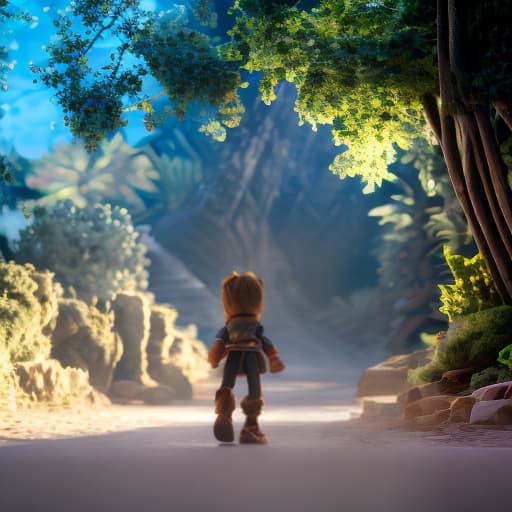 modern disney style A boy walking on a road. hyperrealistic, full body, detailed clothing, highly detailed, cinematic lighting, stunningly beautiful, intricate, sharp focus, f/1. 8, 85mm, (centered image composition), (professionally color graded), ((bright soft diffused light)), volumetric fog, trending on instagram, trending on tumblr, HDR 4K, 8K