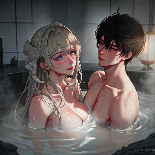  "His younger brother is helping his sister wash her bare chest.", detailed skin texture, (blush:0.5), (goosebumps:0.5), subsurface scattering hyperrealistic, full body, detailed clothing, highly detailed, cinematic lighting, stunningly beautiful, intricate, sharp focus, f/1. 8, 85mm, (centered image composition), (professionally color graded), ((bright soft diffused light)), volumetric fog, trending on instagram, trending on tumblr, HDR 4K, 8K