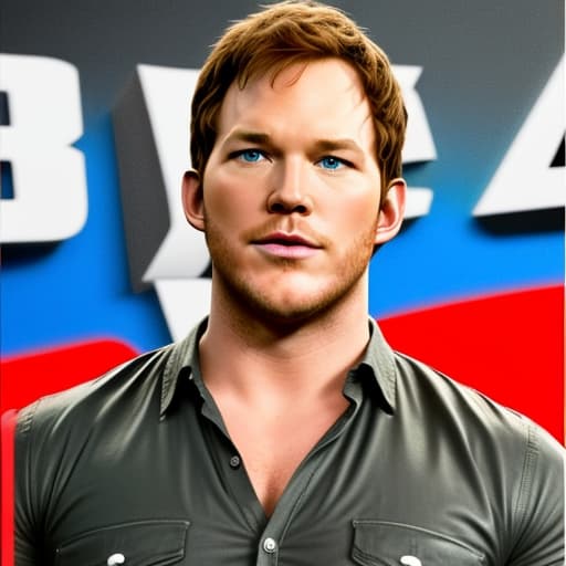  Chris Pratt mixed with mario