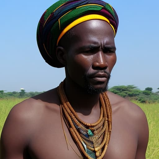  African man