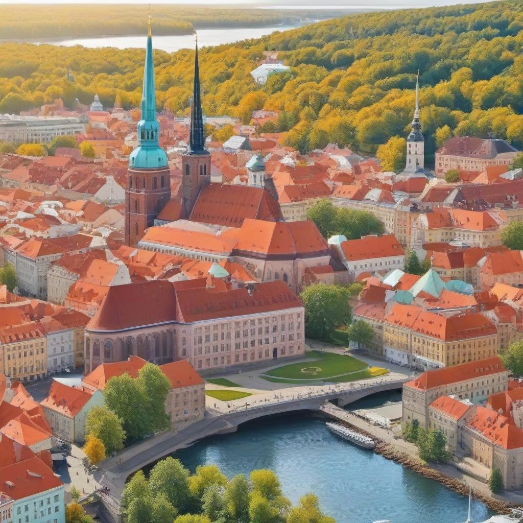  Draw the city of Riga in 10 years