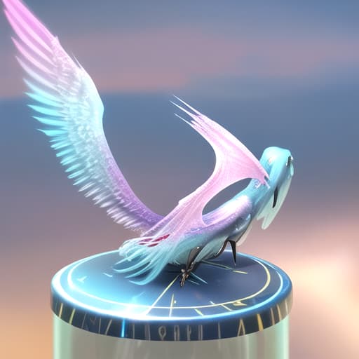  Create a Airbrushed Hyperrealistic Glossy Beautiful picture of Angle wings