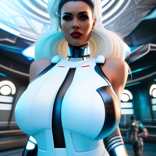  scifi style, futuristic, white skin woman , dressed in hot bikini , big boobs and curvy waist , 8k resoultion, hyper realstic, rally, scifi style, dynamic lighting, atmosphere lighting, hyper detail features, ray tracing, 3D, cinematic lighting, dark shadows, unrealistic Engine 5 rendering, hyper detail, trending on artstation, 4k, extremely high details, ultra hd, hdr, extremely high details