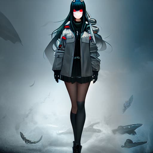  anime girl with orca hyperrealistic, full body, detailed clothing, highly detailed, cinematic lighting, stunningly beautiful, intricate, sharp focus, f/1. 8, 85mm, (centered image composition), (professionally color graded), ((bright soft diffused light)), volumetric fog, trending on instagram, trending on tumblr, HDR 4K, 8K