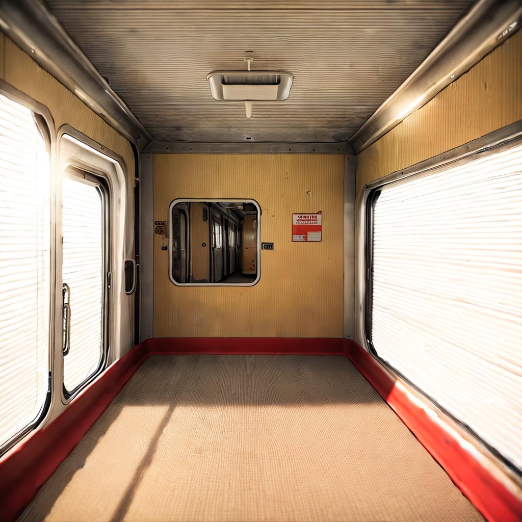  Raw photo, inside a train wagon, best quality, masterpiece