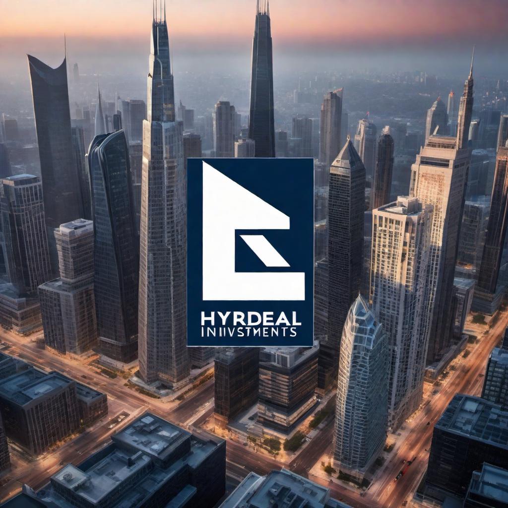  A professional and sleek logo for a corporate company named 'R Deal Investments.' The company specializes in commercial real estate acquisition and development. The logo should convey trust, excellence, and professionalism. Use colors like navy blue, silver, and white. Incorporate elements such as buildings or skyscrapers to symbolize real estate. The text 'R Deal Investments' should be clearly visible and integrated into the design while keeping it clean and modern without adding any extra letters. hyperrealistic, full body, detailed clothing, highly detailed, cinematic lighting, stunningly beautiful, intricate, sharp focus, f/1. 8, 85mm, (centered image composition), (professionally color graded), ((bright soft diffused light)), volumetric fog, trending on instagram, trending on tumblr, HDR 4K, 8K