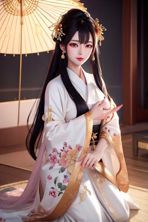  Zashiki warashi hyperrealistic, full body, detailed clothing, highly detailed, cinematic lighting, stunningly beautiful, intricate, sharp focus, f/1. 8, 85mm, (centered image composition), (professionally color graded), ((bright soft diffused light)), volumetric fog, trending on instagram, trending on tumblr, HDR 4K, 8K