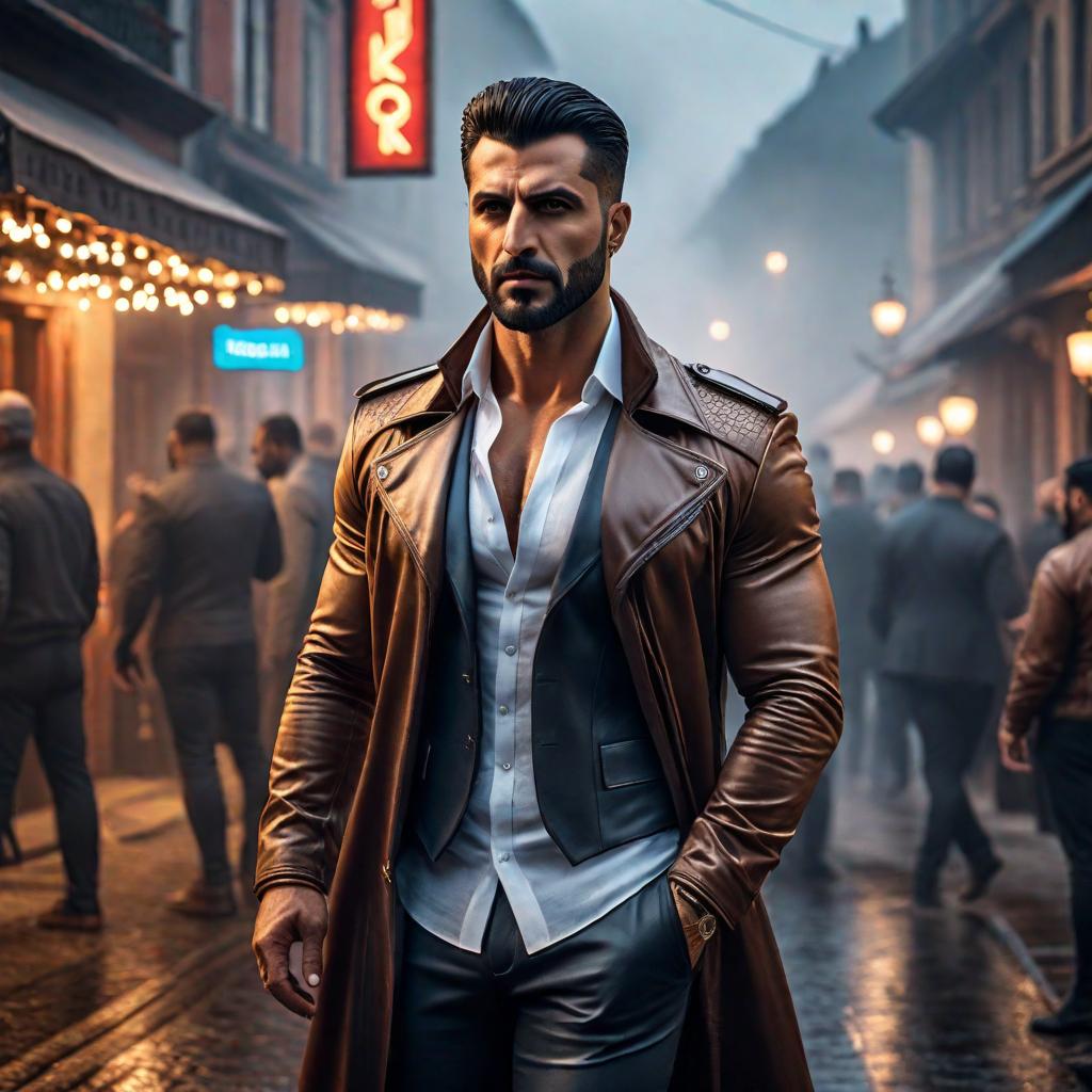  Emrah Safa Gürkan hyperrealistic, full body, detailed clothing, highly detailed, cinematic lighting, stunningly beautiful, intricate, sharp focus, f/1. 8, 85mm, (centered image composition), (professionally color graded), ((bright soft diffused light)), volumetric fog, trending on instagram, trending on tumblr, HDR 4K, 8K